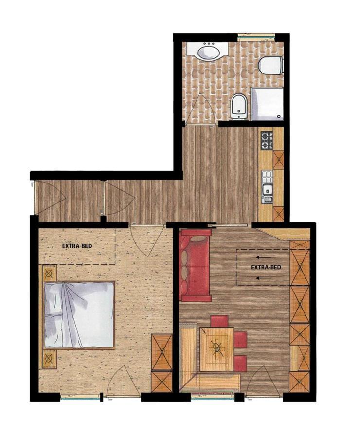 Residence Costa Burjada Colfosco Bagian luar foto