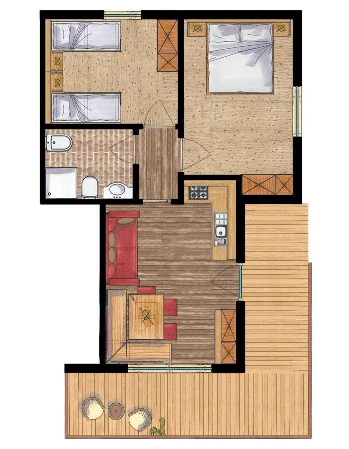 Residence Costa Burjada Colfosco Bagian luar foto